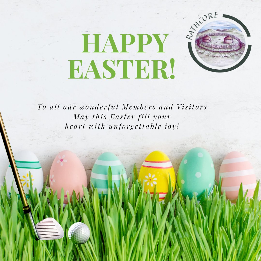 Happy Easter! 🐰🐣⛳ Have a fantastic Easter and go easy on the chocolate 😜🍫 @golfirelandofficial #easter #eastereggs #easterbunny #eastersunday #golf #golflife #golfswing #golfaddict #greenkeeper #ireland #ladiesgolf #beautifuldestinations #rathcore #win #GolfEveryday