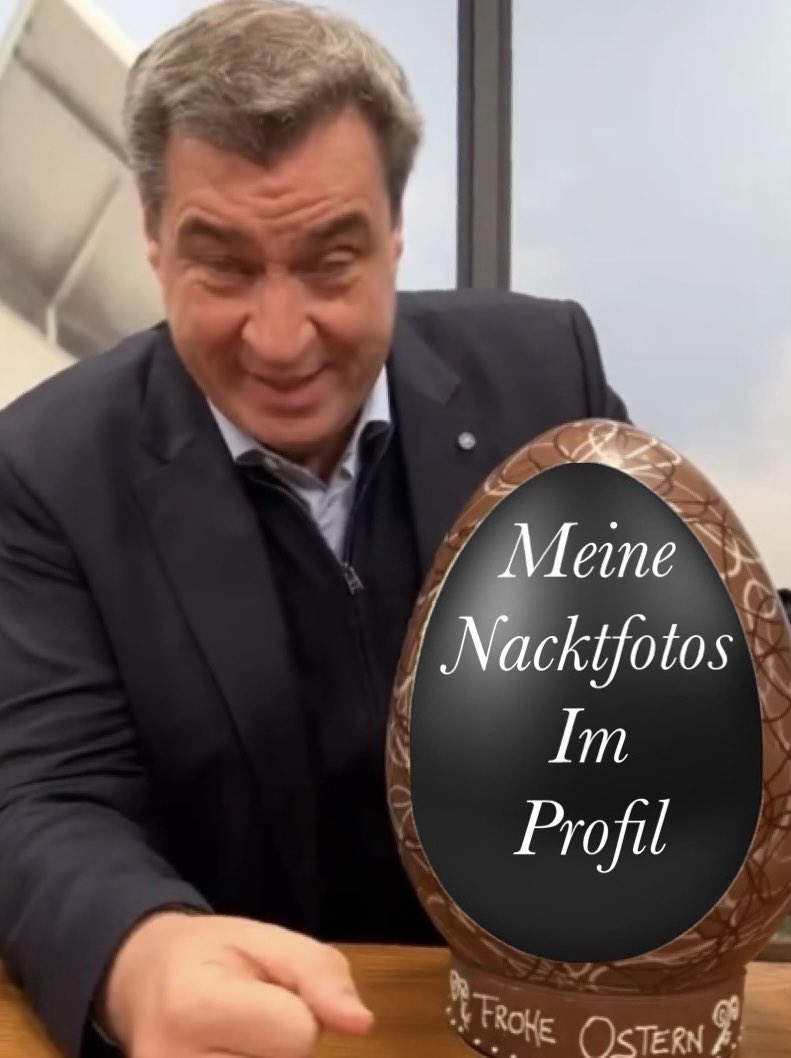 Nicht das Gelbe vom Ei.😂

#Söder
#EierFail 
#NieMehrCDUCSU