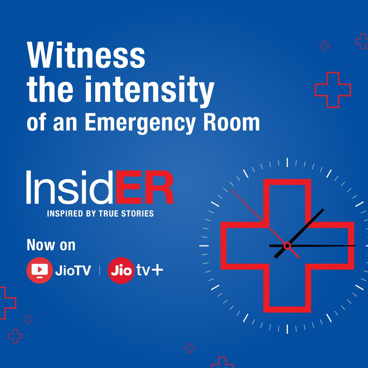 Catch India’s 1st medical docu-drama series #InsidER. Now streaming on JioTV and JioTV+. @NarayanaHealth #InsidER #Emergency #NewRelease #WatchOnJioTV #WatchOnJioTVPlus #TakeCare #NarayanaHealth