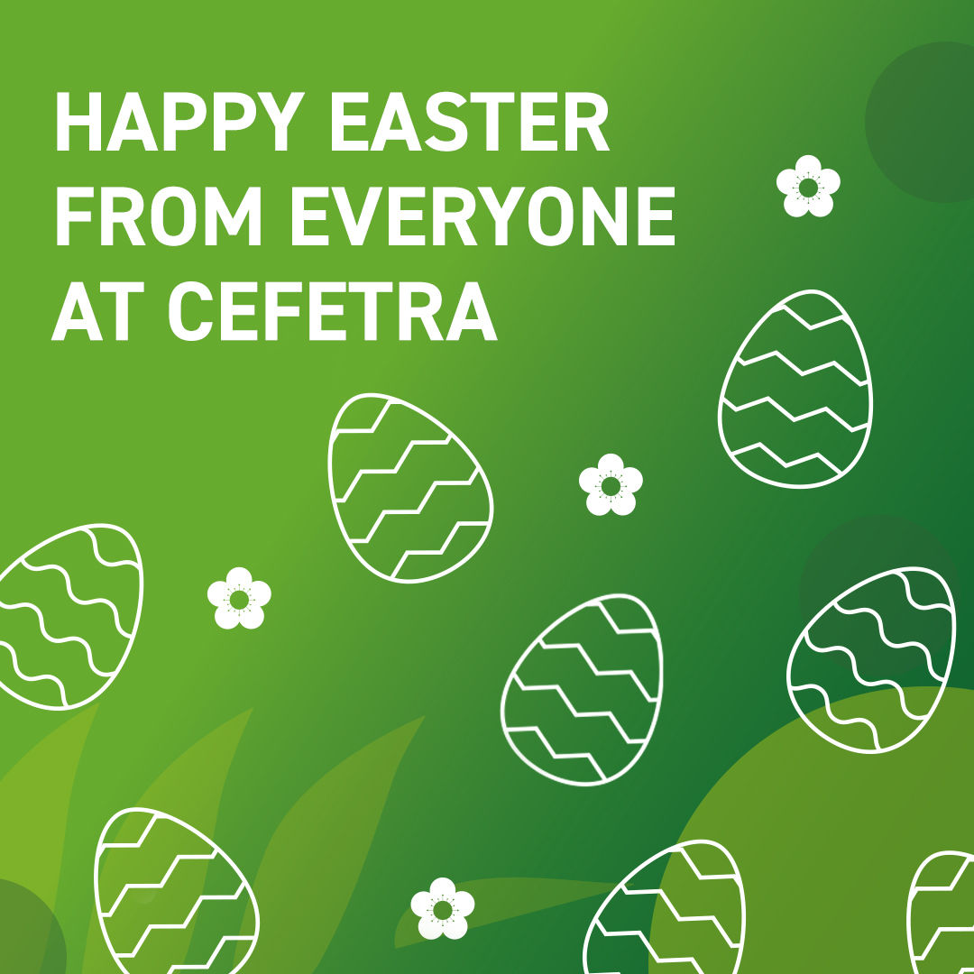 Happy Easter from the Cefetra team. Have a cracking day 🐥 #easter #chocolate #easteregg #easterchick