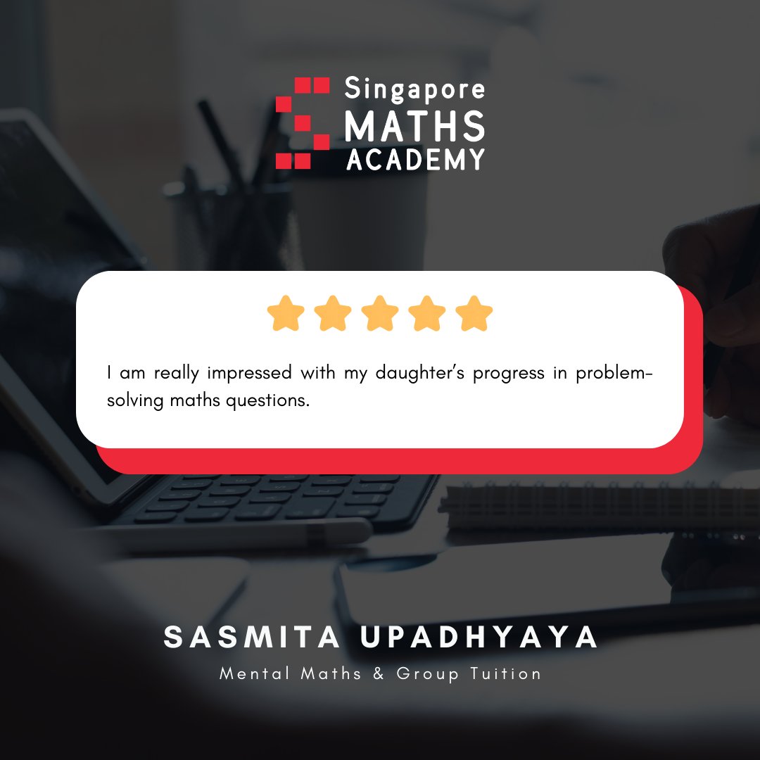 We're super happy to hear how well Susmita's daughter is doing! Well done. 

Looking for maths tuition? or online courses? See what we have to offer...

rfr.bz/ta0ufyo

 #tuitionclasses #mathstutoring #11plustuition #elevenplusexams #mathstuition #11plus #area #perimeter