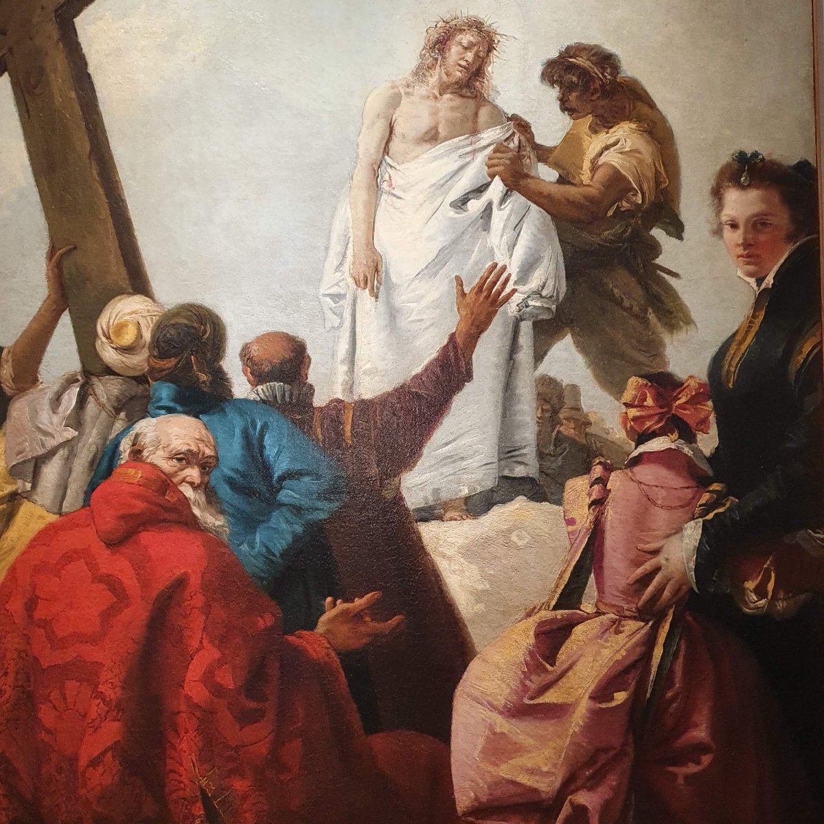 italyheaven's tweet photo. Happy Easter everyone. Here are some highlights from Giandomenico Tiepolo's Stations of the Cross in the church of San Polo in Venice. The onlookers are fashionable Venetians but the feeling and insights are more than superficial, I think https://t.co/ecFY4R0AVg