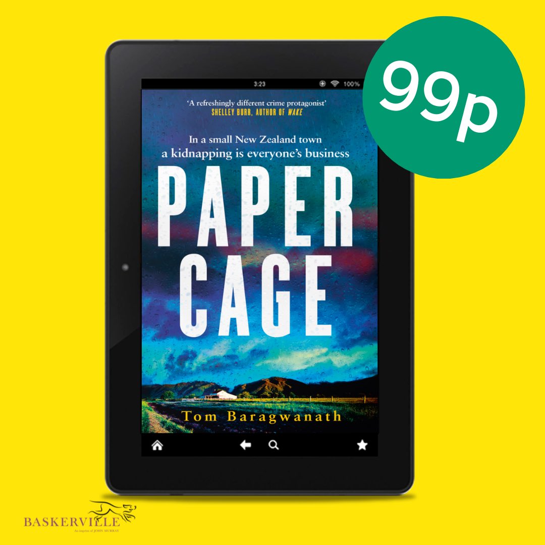 Looking for a new crime book to enjoy this bank holiday? The brilliant PAPER CAGE by @TBaragwanath is available for only 99p for the next 48 hours on @kobo! 🌧️💙 Get your copy here: kobo.com/gb/en/ebook/pa…
