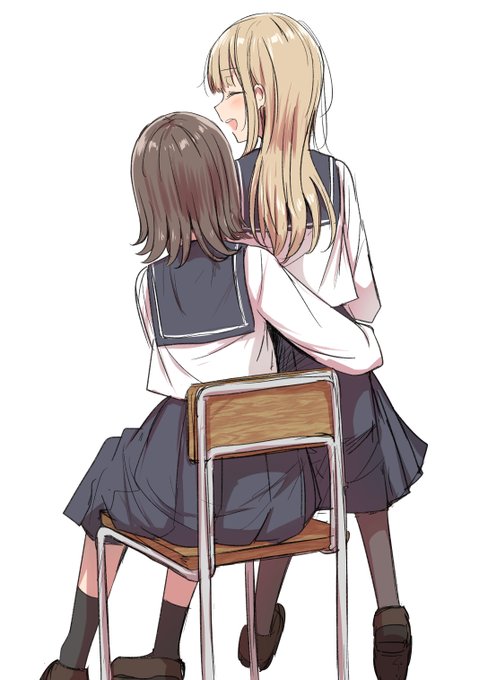 「long hair school chair」 illustration images(Latest)
