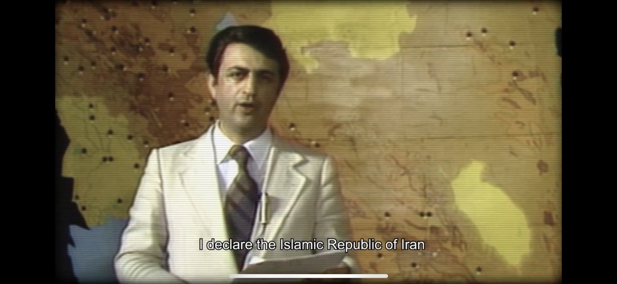 .@ABaerbock, @AuswaertigesAmt  wisst Ihr wessen Vater das ist, der “feierlich” die Gründung der Islamische Republic 🇮🇷 ausruft?!
Ganz genau, von Eurem Berater Adnan Tabatabai, dem Gründer der CARPO. 
#No2IRLobby