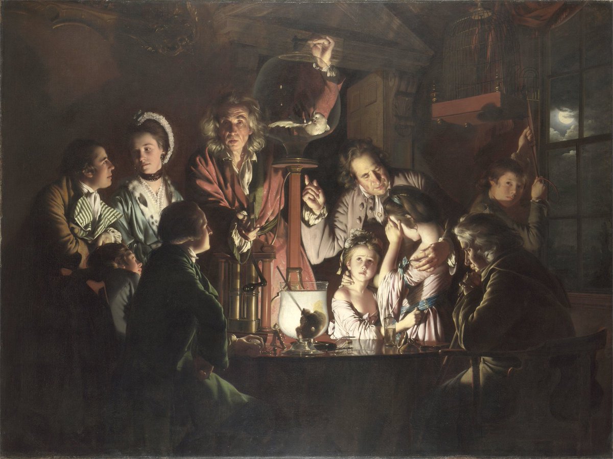 Happy Easter folks. Here is Joseph Wright's 'Experiment on a Bird in the Air Pump', one of the most profound religious pictures of all time. Yes, it's all about the Resurrection (as I shall explain in my forthcoming book)!