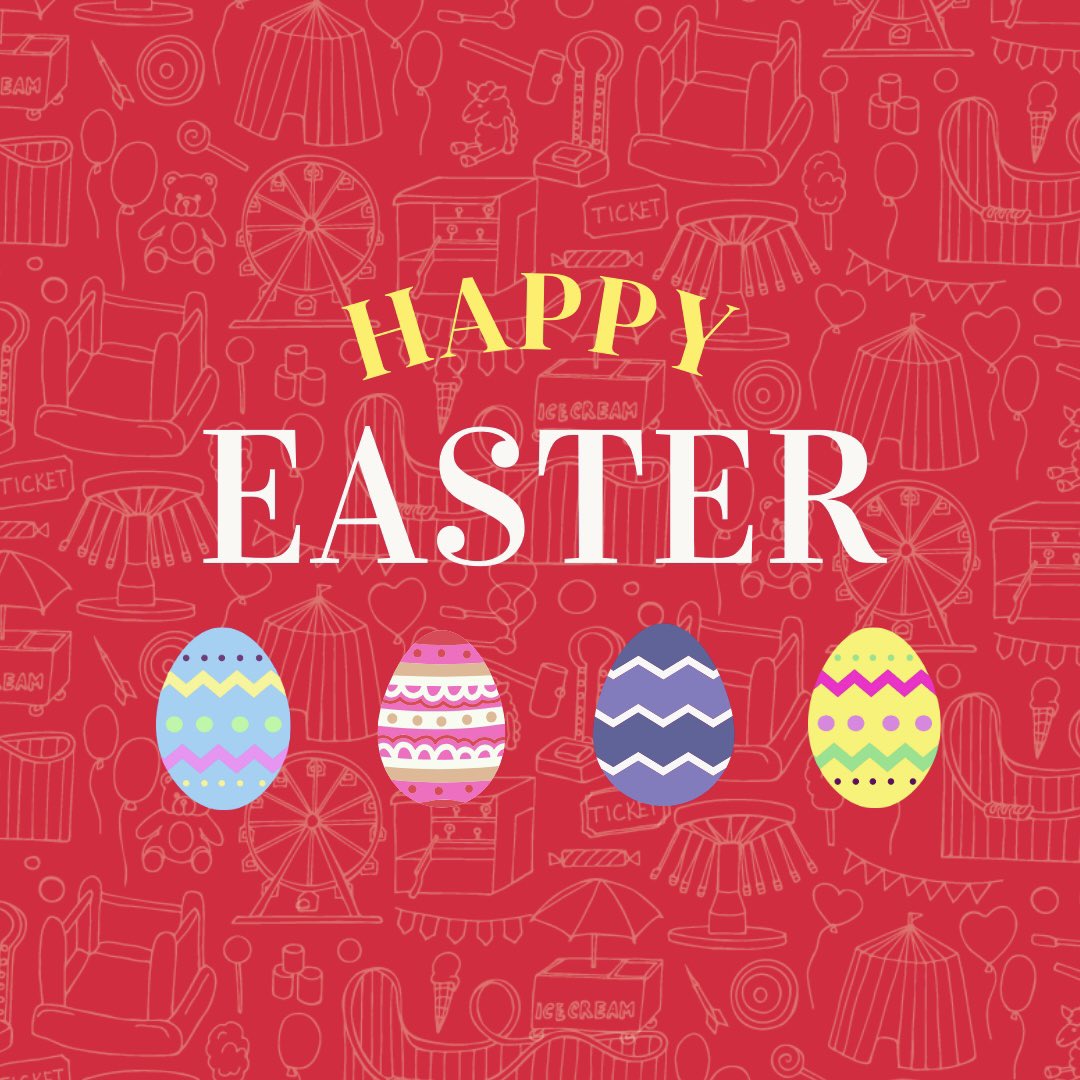 Happy Easter from all of us at the Pleasure Beach 🐇 🌼🎟️ we hope you all have a great day and a lovely long weekend 👌🏻 Our opening hours today are 11:00-6:00pm, don't forget to come down and see us for the last day of the bunny hunt 🐰🍫