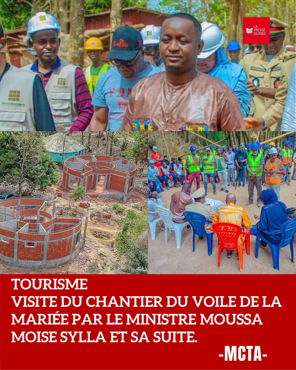 “Nous allons étudier les dossiers des entrepreneurs au cas par cas, et toute entreprise qui n'est pas en mesure de finir les travaux dans trois mois, verra son contrat résilié..."

LE MINISTRE MOUSSA MOÏSE SYLLA SUR LE CHANTIER DU VOILE DE LA MARIÉE.
#lapresseguineeinfo