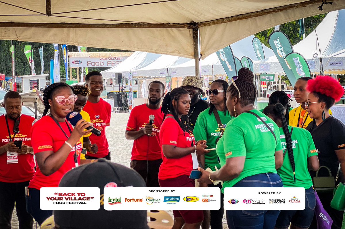 What a way to kick of the second day of the #BackToYourVillage Food Festival! The Citi Choir has us locked in a spirit-filled mood with their melodies 🙏🏾🥹