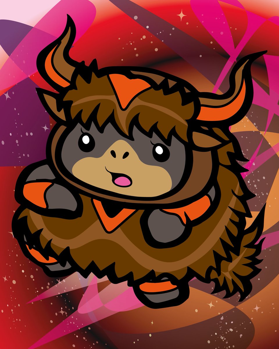chappe7771's tweet photo. Ｐの友達シリーズ✨no.33
コズミックヤク丸くん✨🐃✨

#cosmicfriends
#cosmicanimals
#cosmiczoo
#cosmicp
#originalcharacter
#yak
#art 
#オリジナルキャラクター
#ヤク
#動物園 https://t.co/4wKwfqZpbk