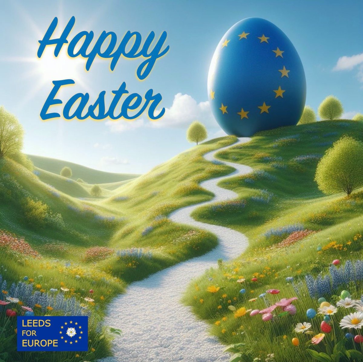 Happy Easter from Leeds for Europe to all of our followers! 🇪🇺🥚