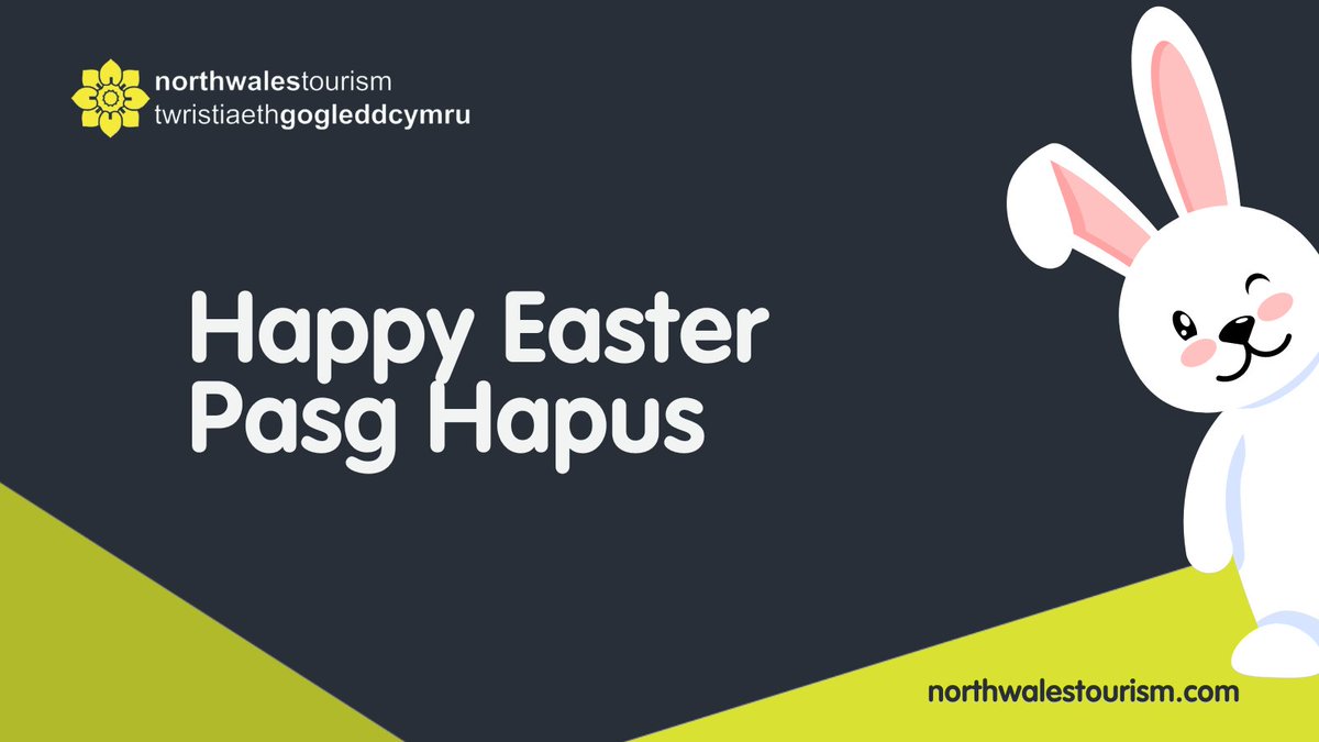 Happy Easter from the North Wales Tourism team 🐣 Pasg Hapus oddi wrth Dîm Twristiaeth Gogledd Cymru 🐣 #NorthWales #VisitNorthWales #DiscoverNorthWales #ExploreNorthWales #NorthWalesBusiness #NorthWalesPromotions #NorthWalesTourism #JoinUs