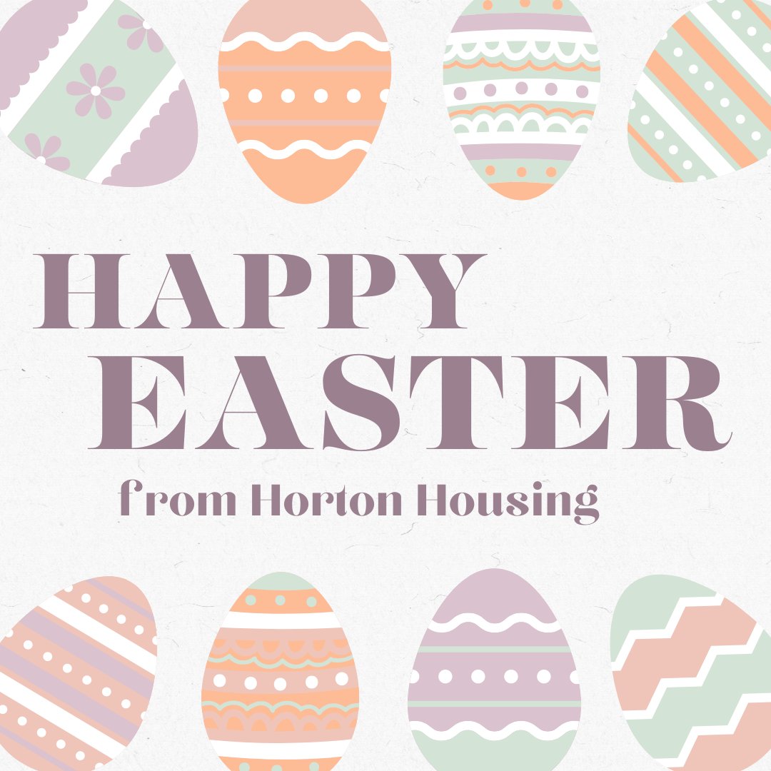 Horton Housing Association would like to wish a very Happy Easter to all those celebrating!

#HappyEaster #Easter