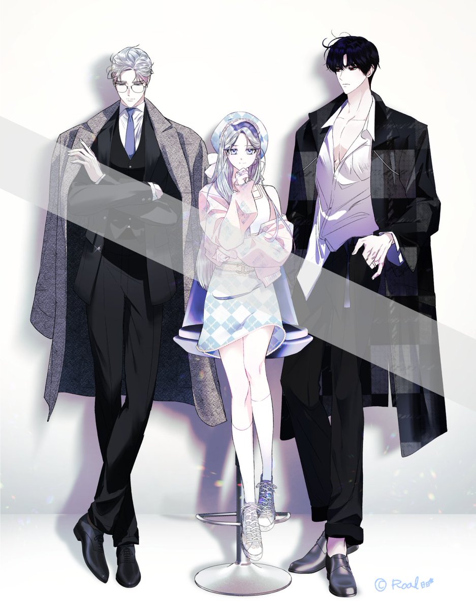 a compilation of illustrations from <father, i don’t want this marriage> in the modern au! ♡