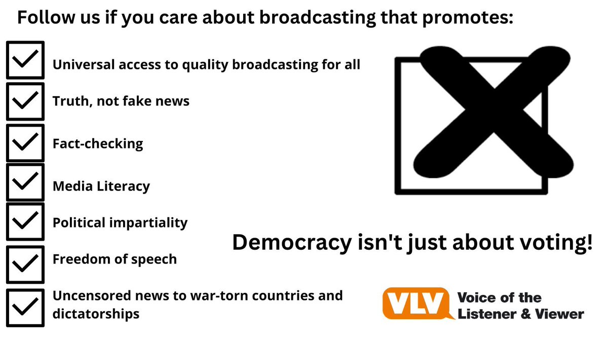 #democracy isn't just about voting. #publicservicebroadcasting is key to our national conversation and essential in an election year where fake news undermines citizens' ability to make informed decisions about their lives. Follow us if you care.