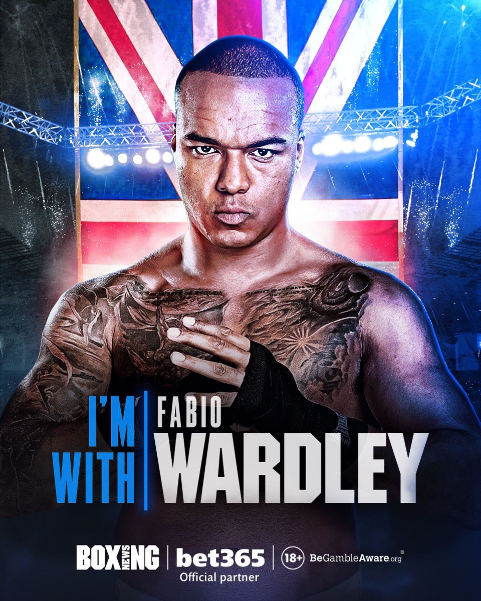 RT if you're backing @FabioWardley tonight 💥 Bet on the fight with @bet365: buff.ly/3TWTLz3 #WardleyClarke #Ad 18+ BeGambleAware