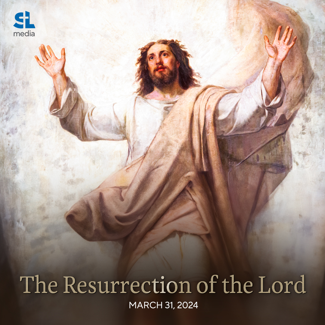 Christ is Risen! Alleluia! Today, we celebrate the Resurrection of the Lord. 👉️Visit our Easter website: slmedia.org/easter #SLMedia #Easter #ResurrectionoftheLord