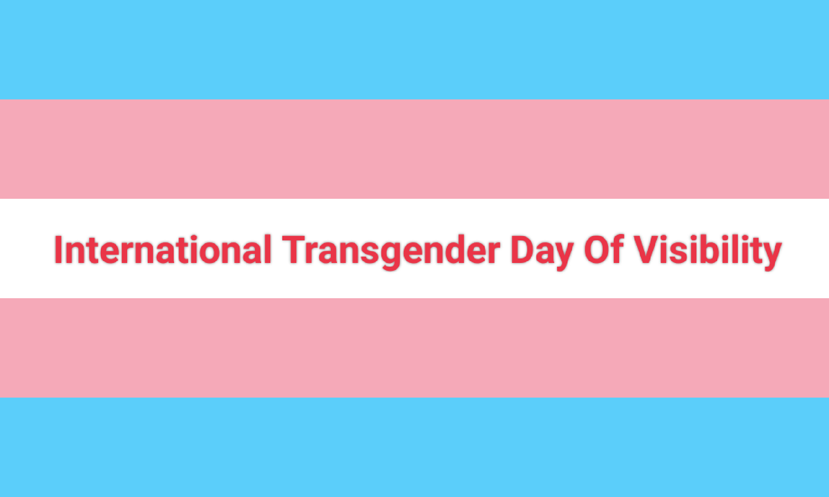 EncompassLGBT's tweet photo. International Transgender Day of Visibility is an annual event held on March 31 dedicated to celebrating transgender people and raising awareness of discrimination faced by transgender people around the world, as well as a celebration of their contributions to society. #TDOV https://t.co/8XryAag1mo