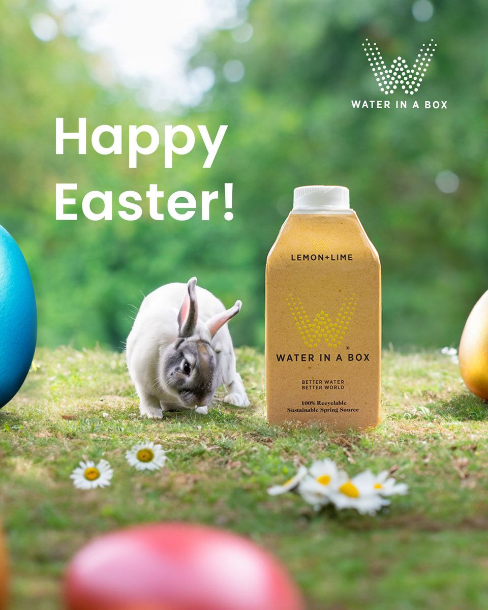 Happy Easter from #WaterInABox 🐰

Wishing you an Easter filled with delicious moments, sustainable choices, and refreshing hydration! 💧

#WaterInABox #HappyEaster #SustainableHydration #EcoEaster #ReduceWaste #GiveGreen