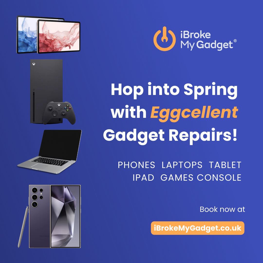 📲From smartphones to laptops, we’ve got all your repair needs covered! 🛠 Visit our website for more information about our services: iBrokeMyGadget.co.uk #Basingstoke #Camberley #gadgetrepair #phonerepair #tabletrepair #laptoprepair #gamesconsolerepair