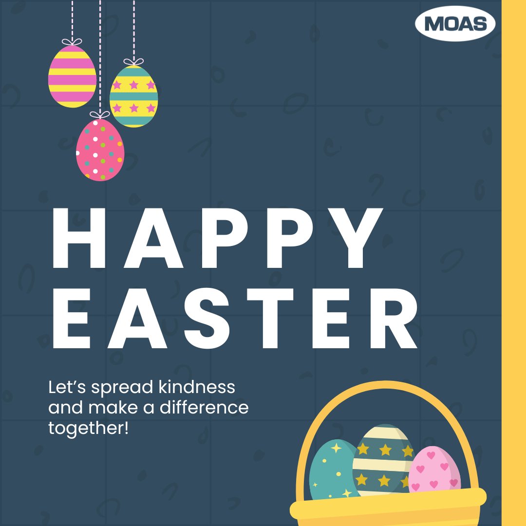 🐰🌷 Wishing you a Happy #Easter filled with love, joy, and compassion! 🌟 As we celebrate, let's take a moment to extend our kindness to those in need. Together, let's spread hope and happiness to every corner of the globe. Happy Easter from #MOAS! 💖