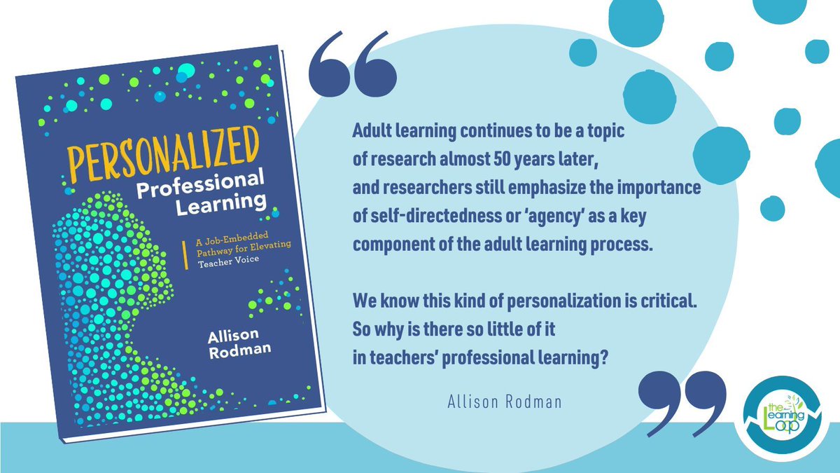 How are you considering “agency” when designing and facilitating professional learning?

📘 Learn more here: buff.ly/3S4bxj0 

#professionallearning #personalizedPL #PD #professionaldevelopment