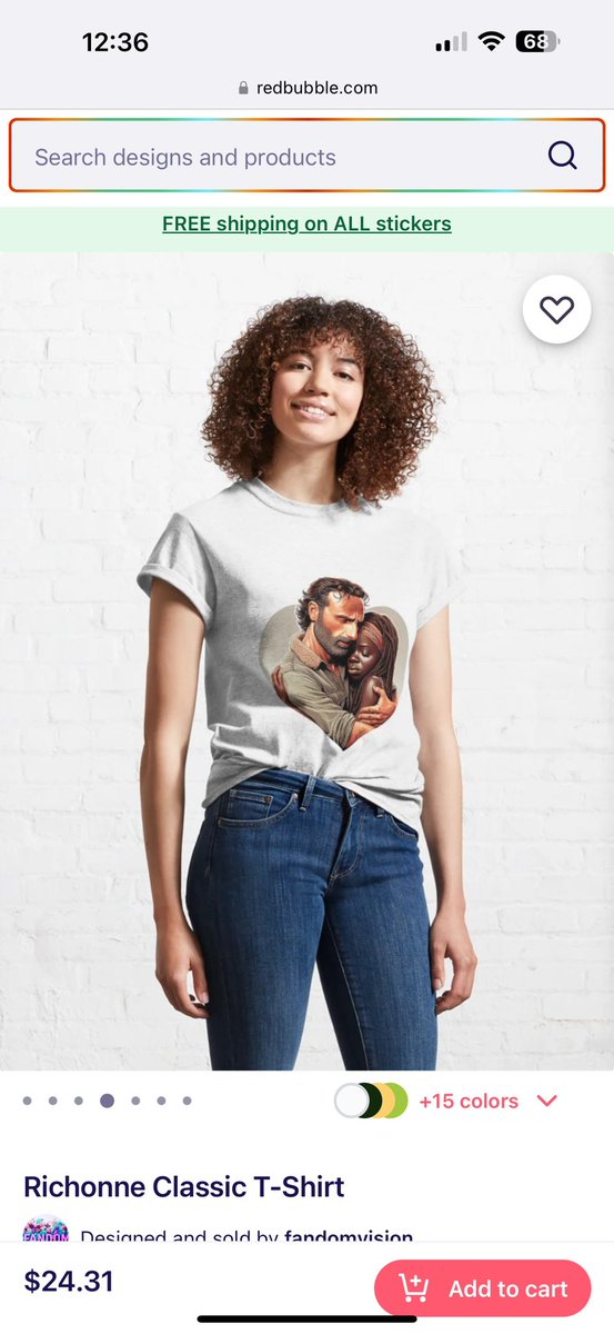 Completely forgot to share this previously on socials but if you want to help support us in getting a server & get something cool too, checkout (the start of) our Redbubble Fandom Vision there’s #Richonne stuff & a few random things much more to come #twd redbubble.com/people/fandomv…