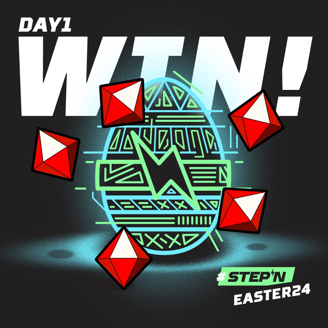 GM, STEPN Fam! 🥐

To celebrate #STEPNEaster24, we are doubling our in-app event with a series of contests on X!

For the first one, all you have to do is:
🔹️ Like &amp; RT this post
🔹️ Comment with a video of your Gem Upgrade using #STEPNEaster24 

5 x level 3 Comfort Gems are
