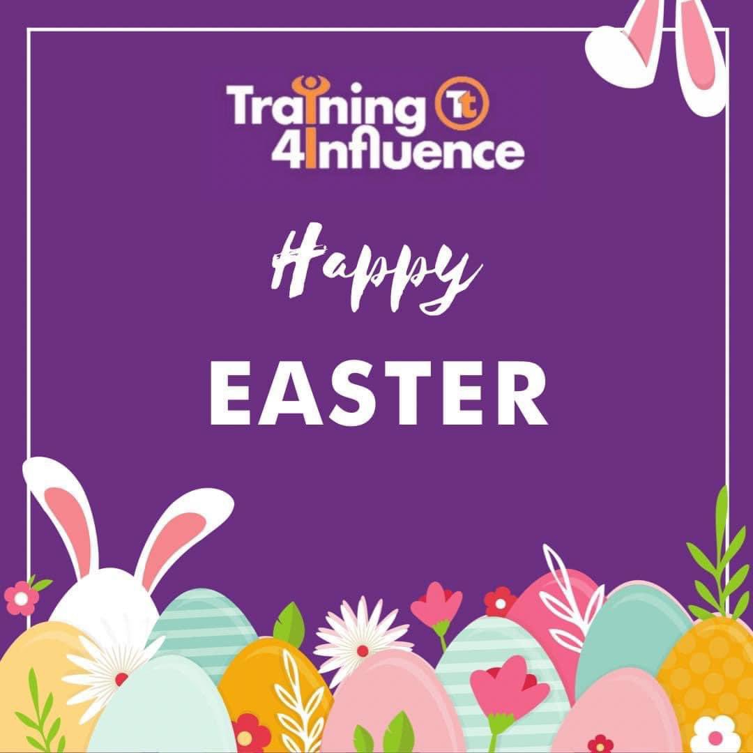 Happy Easter!! 🐣 

So hands up, who managed to save their Easter Eggs for today and who had already eaten them? We have definitely been nibbling at ours the last couple of weeks!! 

We hope you have a lovely restful and enjoyable weekend 💜

#Training4Influence