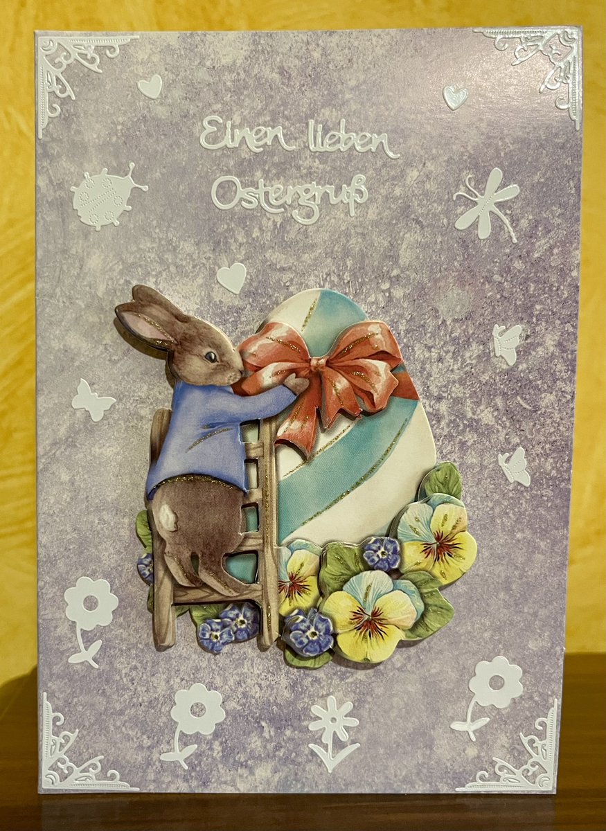 dolceSally's tweet image. Thank you so much Nanuk @Nanukchen &amp;amp; Anja for this beautiful Easter card! Thanks from the Grandies, too! #EasterCard 🐣🌸🐇🌼🕊️