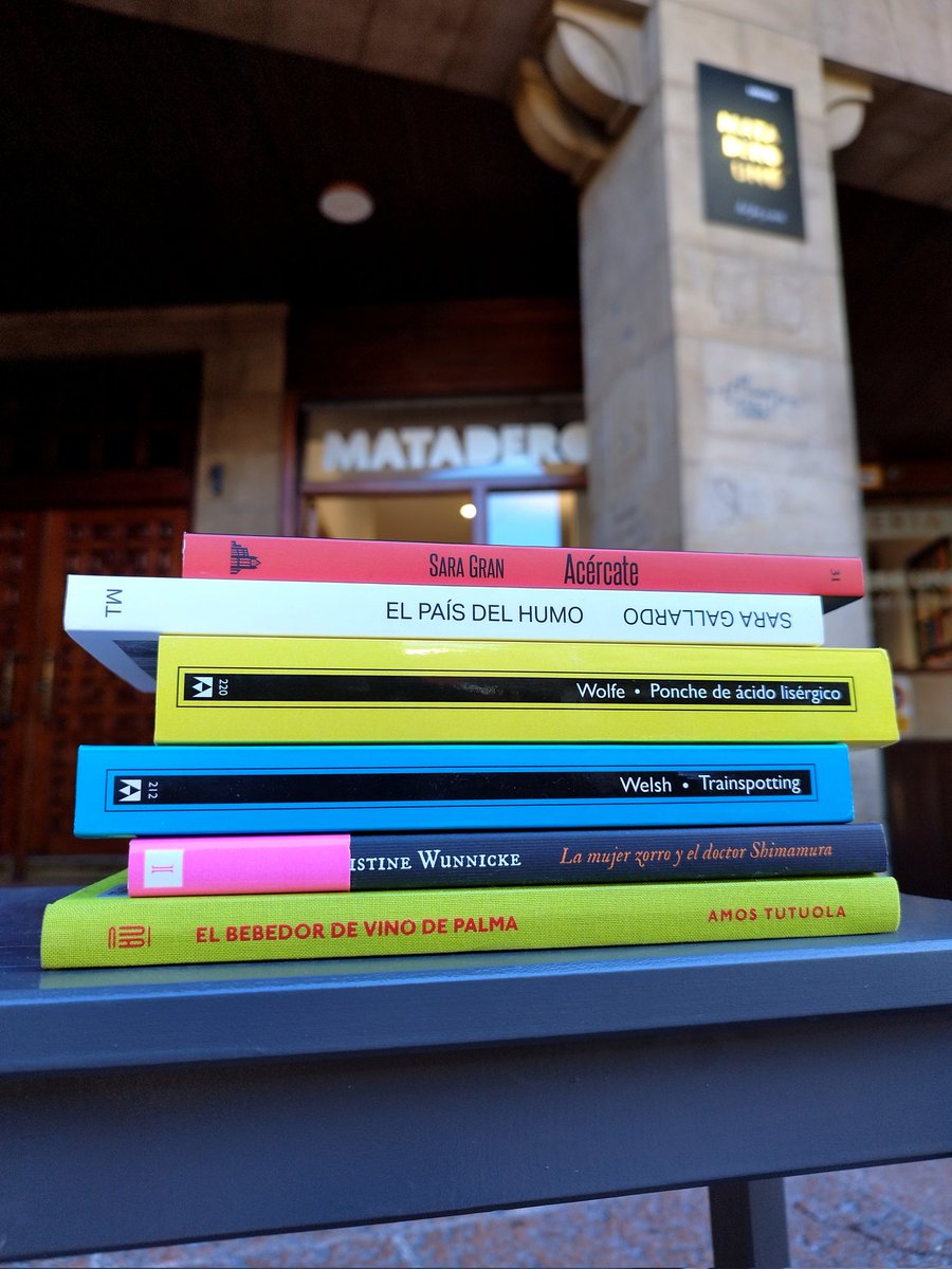 mataderounolib's tweet photo. Yeeeeha 💥💥
#domingo #bendición #bendicióndominical #boom #plash #irvinewelsh #amostutuola #saragallardo #tomwolfe #impedimenta #bibliotecadecarfax https://t.co/MFn4TMJOjI