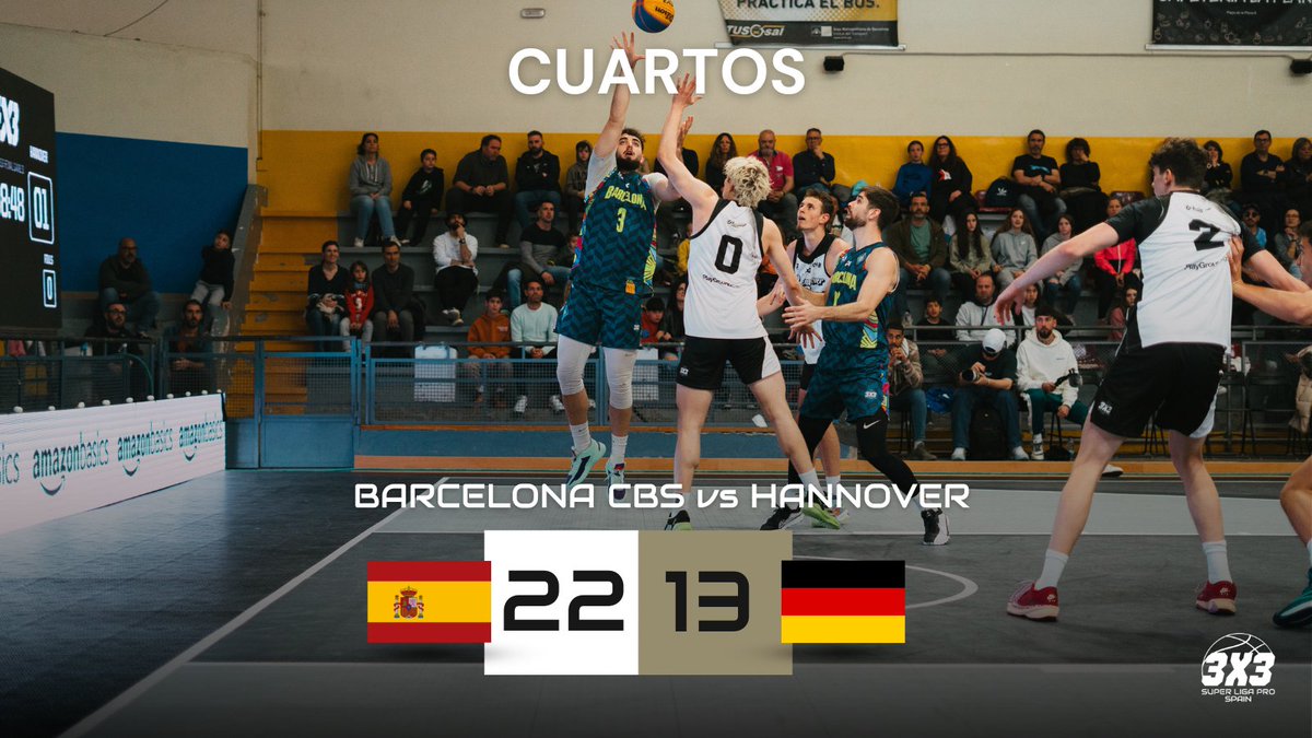 🚨 El sueño español sigue en aguje con Barcelona CBS después de esta tremenda victoria.

BARCELONA CBS 22 - 13 HANNOVER 

📷En directo a través de nuestro stream la GRAN FINAL EN BDN: youtube.com/watch?v=ABe-VH……   

¡No te pierdas nada! #superligapro3x3
