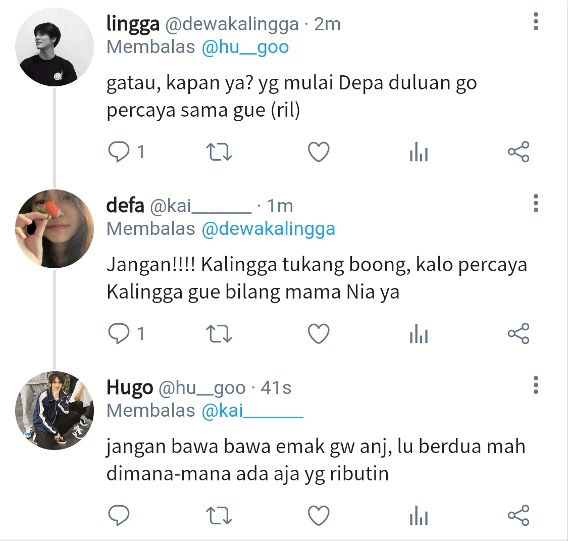 ribut (lagi) 
Jeno feew tweets au