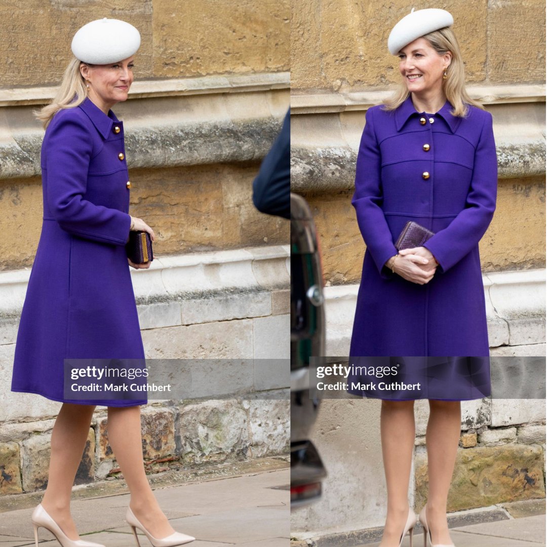 I'm sure you'll all agree that Sophie looks absolutely stunning today😍🥰

#TheDuchessofEdinburgh #BritishRoyalFamily 💜