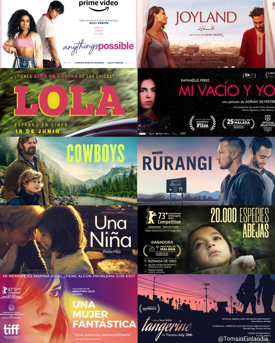 En el #DíaDeLaVisibilidadTrans, algunas películas que recomiendo.
Collage reciclado, lo sé. 😉
🏳️‍⚧️ #VisibilidadTrans 🏳️‍⚧️