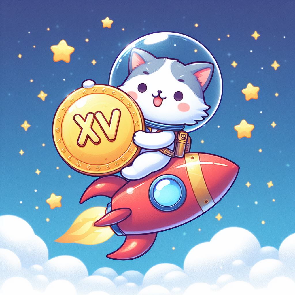 earnbonk's tweet photo. @XVToken is a brilliant utility coin, dev working hard since beginning. Me bonki as a cute cat love to enter into their Mascot competition. Here is my entries, #XVMascot #XVToken to $1 Soon https://t.co/osQiCaz49t