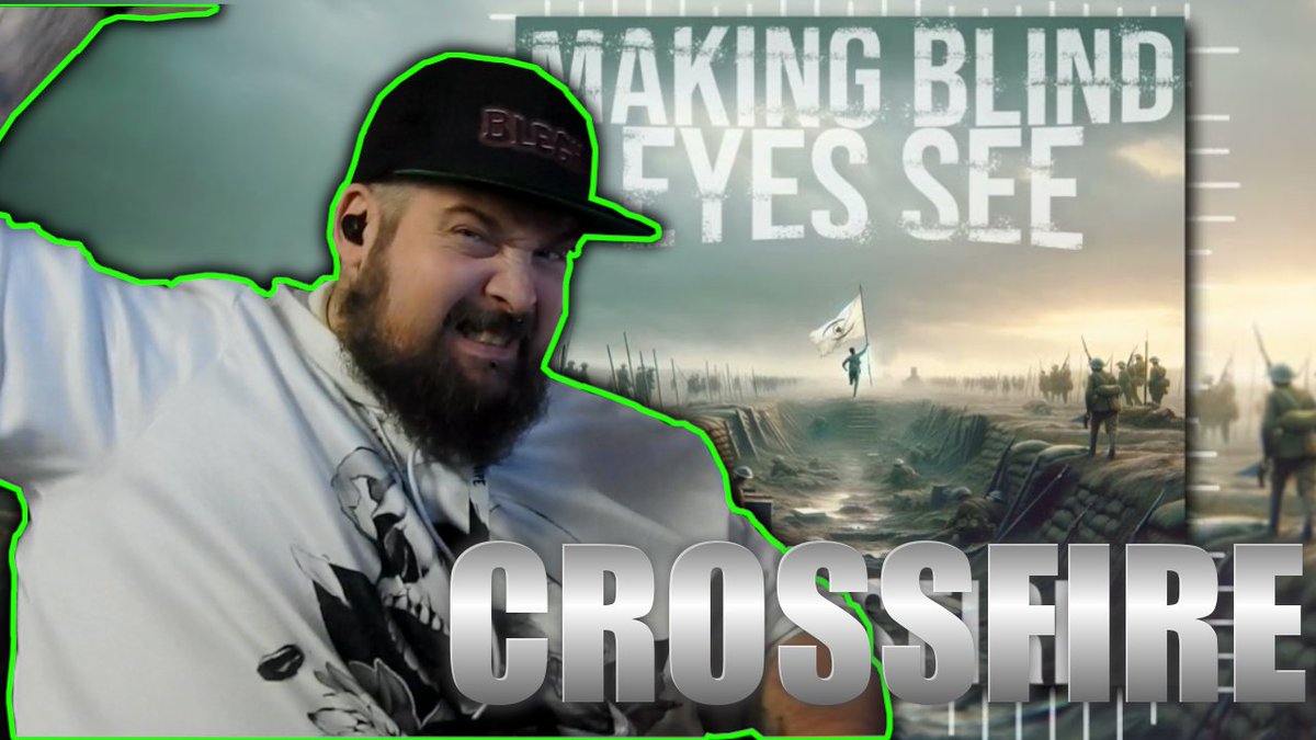 Revisiting Making Blind Eyes See for another Reaction to their brand new track Crossfire lets goo!!!! youtu.be/XI7R6wmuP0k #makingblindeyessee #Crossfire #dannyrockreacts #music #reaction #metalmusic #metalcorereaction #metalcore #metalheads