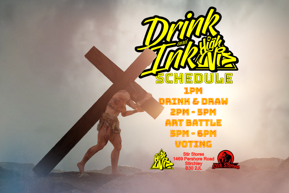 Happening today at Stir Stores in Stirchley. Free entry, live art battle plus bargains to be had in our original art sale. What's stopping you? #streetart #Easter #weekendvibes
