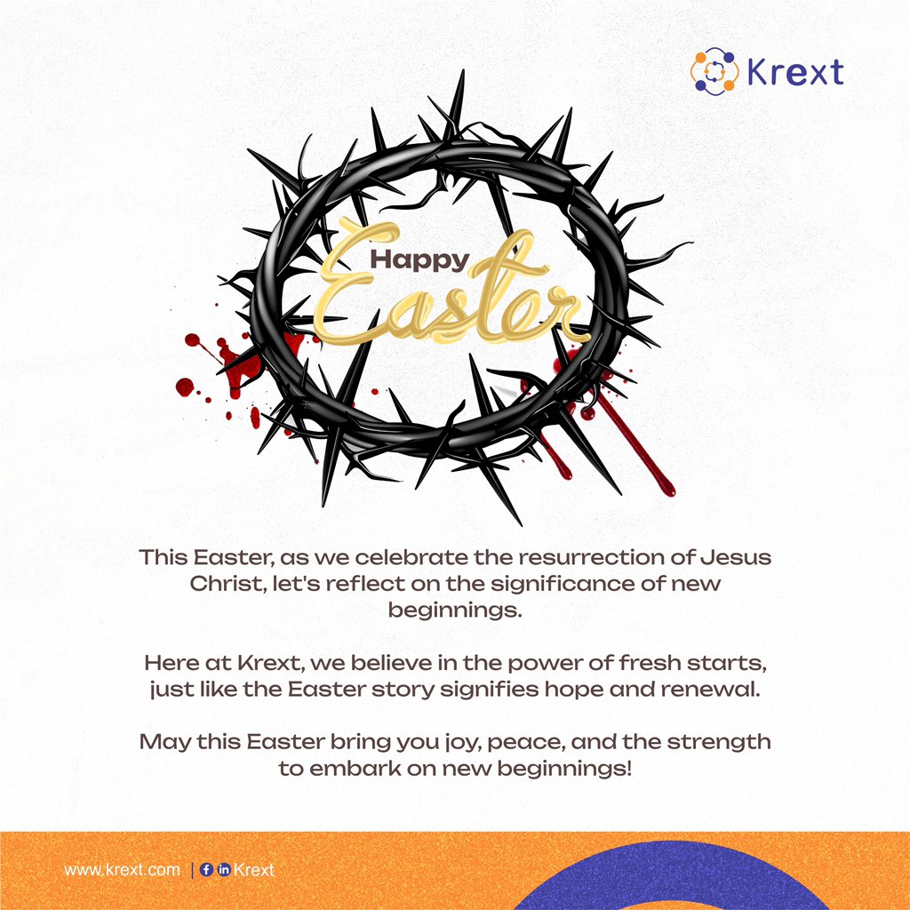 GetKrext's tweet photo. He is RISEN! He Lives! He’s ALIVE!

Happy Easter from all of us at Krext!

#happyeaster #easter #eastercelebration #meetingmanagement #meeting #meetings #krext #getkrext https://t.co/f2h08qnne2