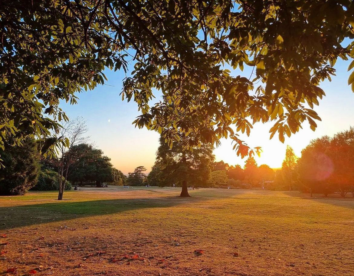 Your reminder that the clocks have gone forward and the sun won't set before 7pm again until October! 💛 Spring has arrived and we can't wait for warmer days spent in the beautiful parks in and around Brent Cross Town. 📸 Captured at Golders Green ➡️ l8r.it/XZgl