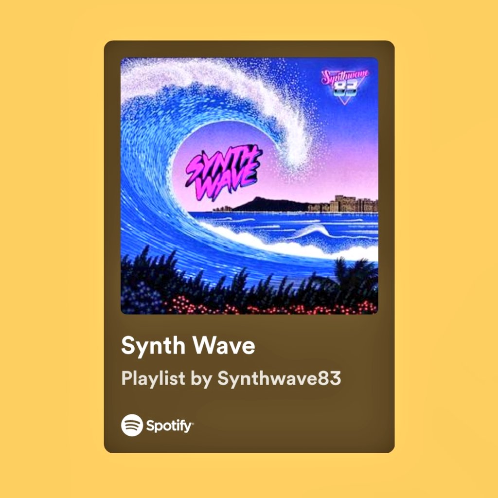 ✨️NEW✨️ SYNTH WAVE PLAYLIST IS OUT NOW!! open.spotify.com/playlist/2fCFA…
