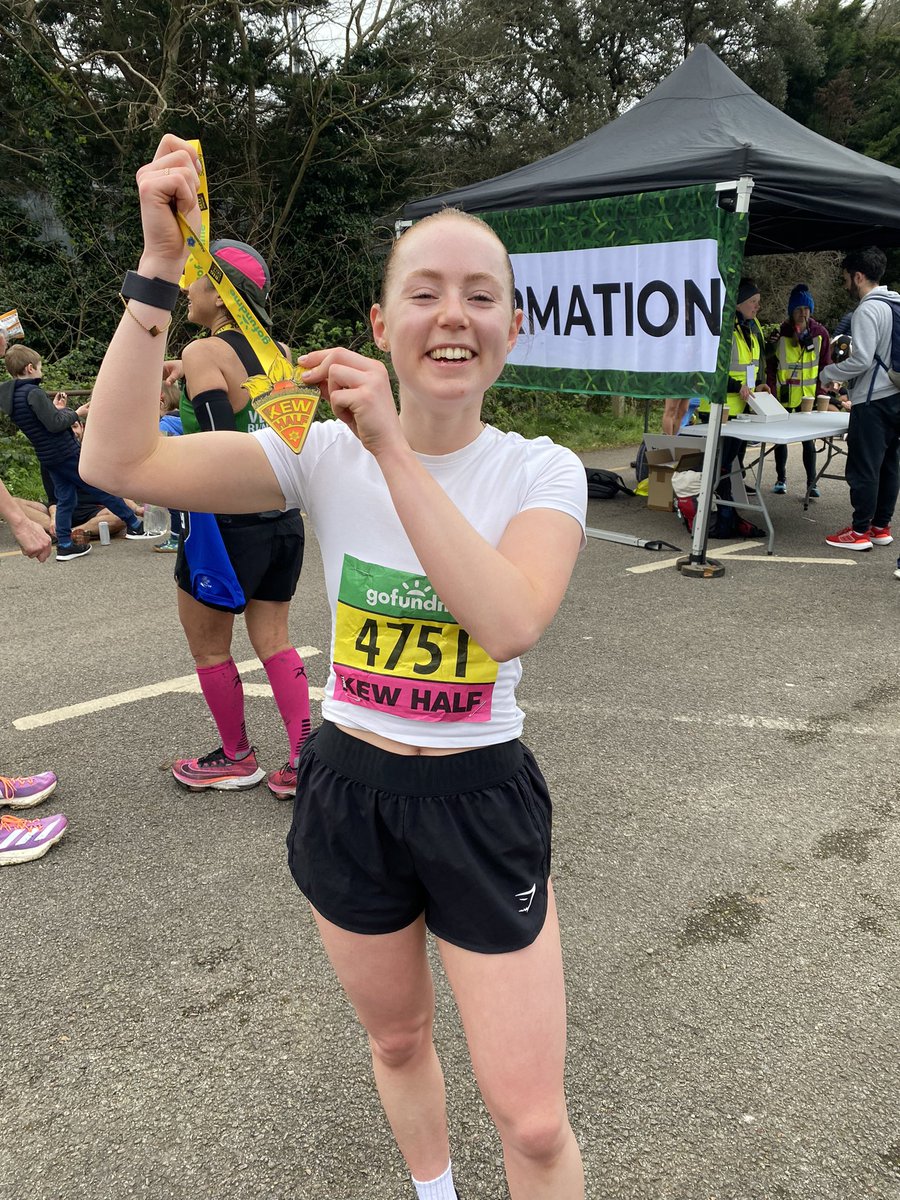 Very early start, especially with the clock change, but a wonderful morning watching my daughter run the Kew Gardens half marathon getting a PB. And now to the Easter eggs!