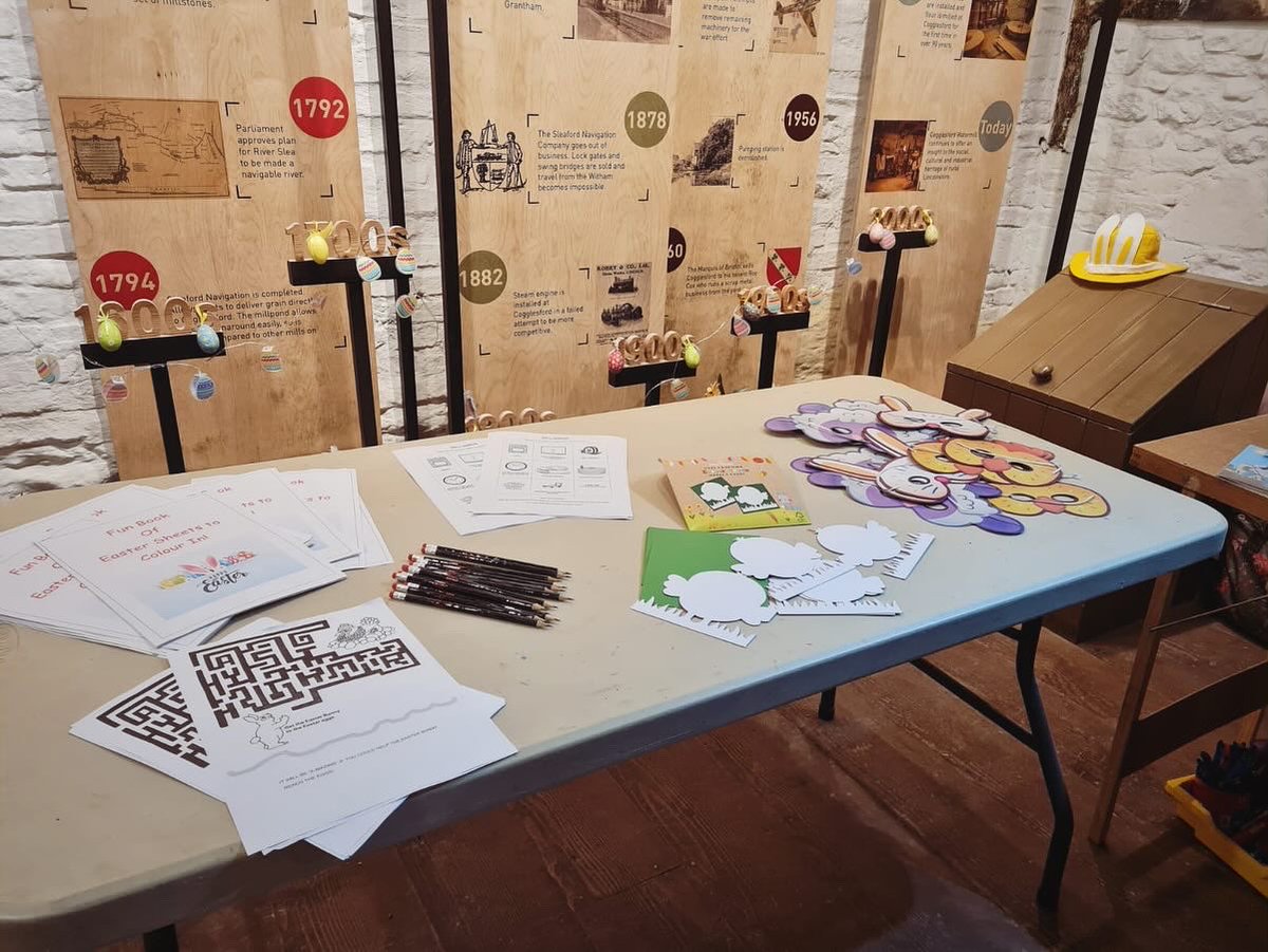 Cogglesford's tweet photo. Come and see us today for some FREE Easter activities!

Book and sweet tombola, craft and colouring and Mill bingo. We’re all set! Pop along from 12-4pm 🐣

#Easter #familyfriendly #easteractivity #easteractivityforkids https://t.co/sCr9A0jcjA