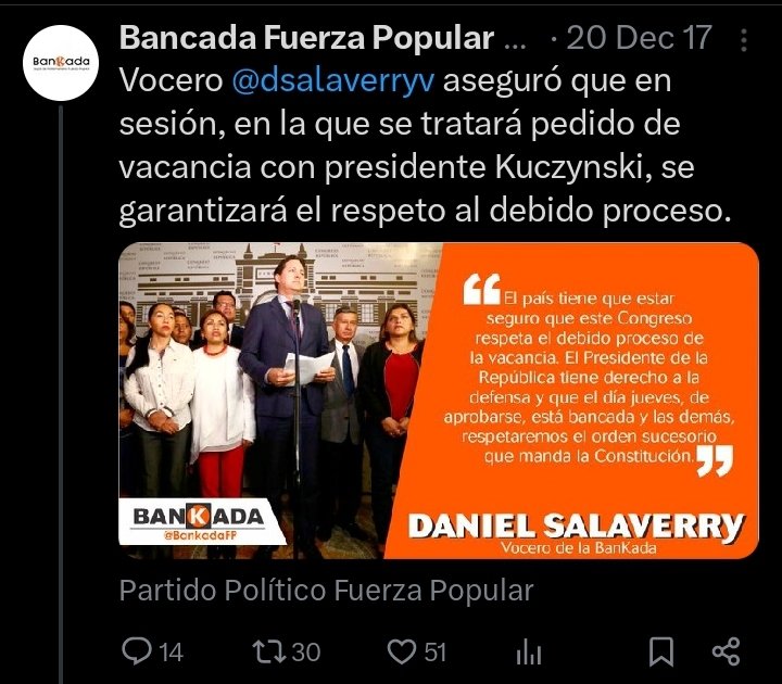 rataneda's tweet photo. Fujimorismo en 4 actos:
2017: Vaquemos a PPK!
2019: Vaquemos a Vizcarra!
2022: Vaquemos a Castillo!
2024: Vacancia a Dina causaría inestabilidad, BASTA DE ODIO!! https://t.co/R5DHJqa1Ol