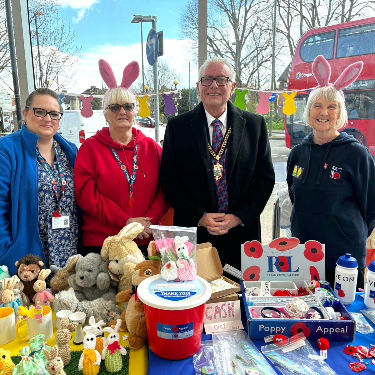 A very happy Easter to all as residents come together across the borough. Much fundraising takes place in the build up to Easter, with the Mayor & Deputy Mayor both visiting the Royal British Legion in Orpington recently, to thank them for their efforts. #ProudOfBromley