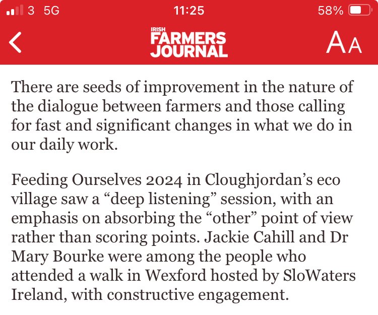 Lets hope that the seeds of improvement in dialogue and understanding grow. We need it more than ever. #FeedingOurselves2024 @ARC2020eu @oliver_moore #OneFuture farmersjournal.ie/opinion-change…