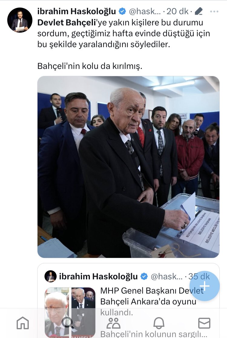 dilekmekci's tweet photo. Devlet Bahçeli’ye geçmiş olsun demeyeceğim… 

Sadece Bahçeli’nin ibretlik halini ve MHP’nin yaklaşan sonunu seyrediyorum. 

Ne demişler alma mazlumun ahını çıkar aheste aheste… https://t.co/8OFPIrO4z0
