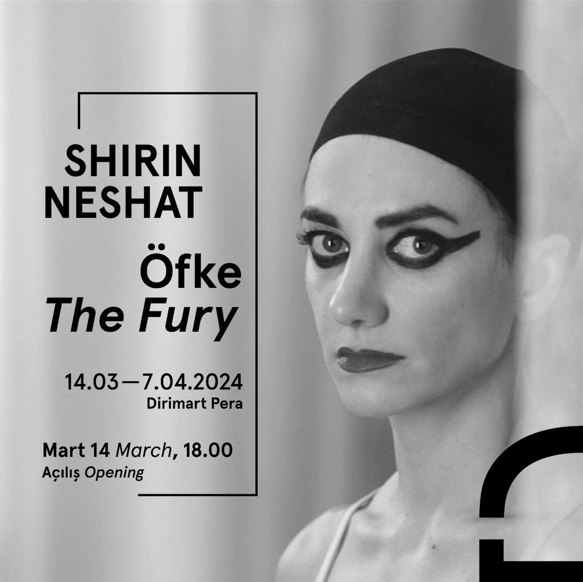 SERGİ | İstanbul, Dirimart Pera, Shirin Neshat, Öfke @DIRIMART #shirinneshat kontrastdergi.com/sergi-istanbul… #kontrastdergi #afsad #ankara #dirimartpera #öfke