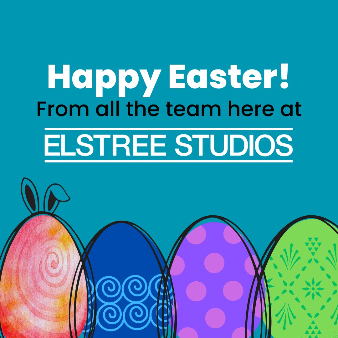 From everyone at Elstree Studios, we wish you a happy and healthy Easter! 🐣 #elstreestudios #Easter #holiday