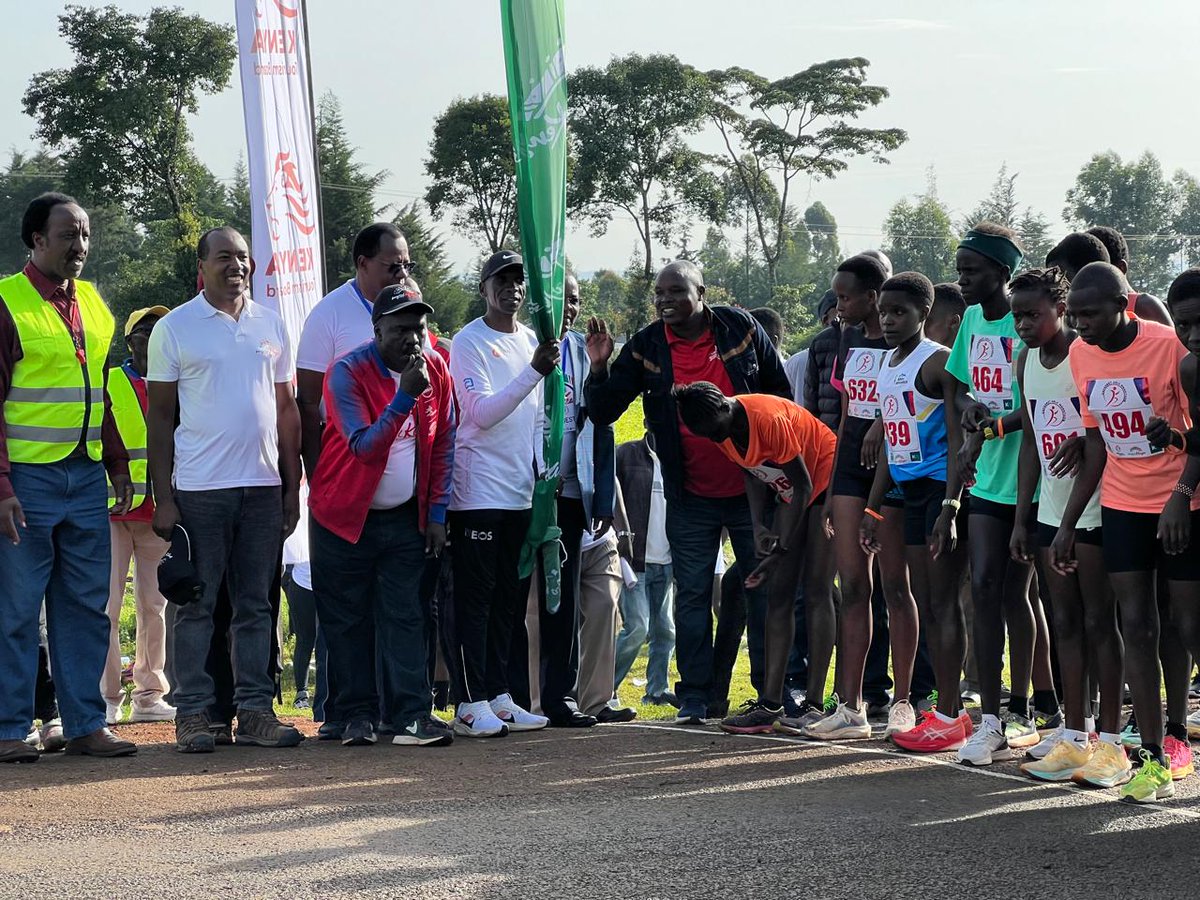Kapsabet half marathon held this morning in Nandi county  and graced by the two- time Olympic marathon champion <a href="/EliudKipchoge/">Eliud Kipchoge - EGH🇰🇪</a>   attracted the elites, the youth and international participants. The debut event seeks to nature the young athletes to compete in global arena